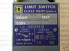 SQUARE D LIMIT SWITCH 10A 600V 1NO NORMALLY OPEN 1NC CLOSED 