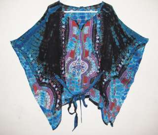   SPRING Hippie Boho Tie Dye Dashiki Caftan Top 212370 All Colors  