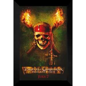  Pirates Dead Mans Chest 27x40 FRAMED Movie Poster