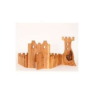  Wooden Castle Blocks Ash: Toys & Games