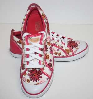 New COACH BARRETT POPPY FLORAL SHOES SNEAKERS 9.5M  