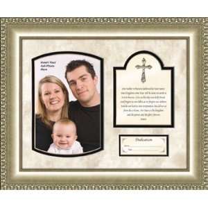  Boy Girl Baby Dedication Gift Lords Prayer Framed Verse 