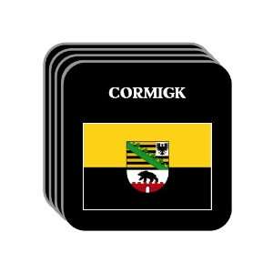  Saxony Anhalt   CORMIGK Set of 4 Mini Mousepad Coasters 