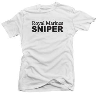 Royal Marines Sniper UK British Military Army T shirt  
