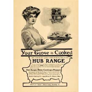   Cooked Hub Range Smith and Anthony   Original Print Ad