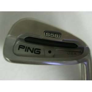  Ping S58 7 iron Steel Z Z65 Black S 58 Golf Club Sports 