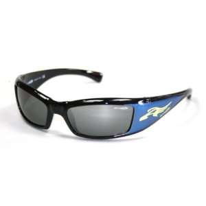 Arnette Sunglasses Rage Black with Blue Decoration and Silver Element 