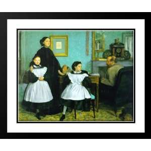  Degas, Edgar 23x20 Framed and Double Matted The Bellelli Family 