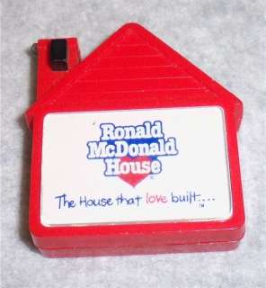 Ronald McDonald House Mini TAPE MEASURE~Purse/Pocket Size  