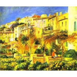   at Cagnes: Pierre Auguste Renoir Hand Painted A: Home & Kitchen