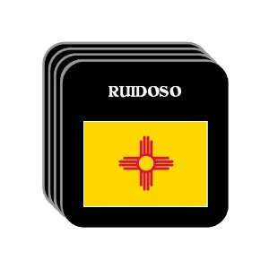  US State Flag   RUIDOSO, New Mexico (NM) Set of 4 Mini 