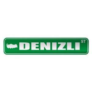   DENIZLI ST  STREET SIGN CITY TURKEY