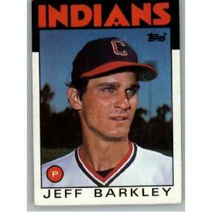  1986 Topps #567 Jeff Barkley   Cleveland Indians (Baseball 