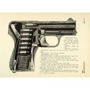  Austrian Weapon Interior   Original Halftone Print
