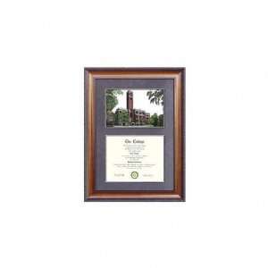   Commodores Suede Mat Diploma Frame with Lithograph