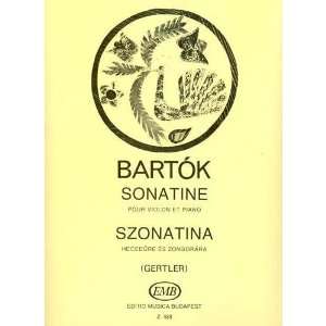  Bartok, Bela   Sonatina for Violin and Piano   Arranged by 