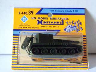 HO 187 Scale Roco Minitanks Tank Recovery Vehicle CARD  