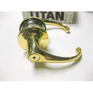  KWIKSET PRIVACY BATH BED LEVER,TULANE POLISHED BRASS