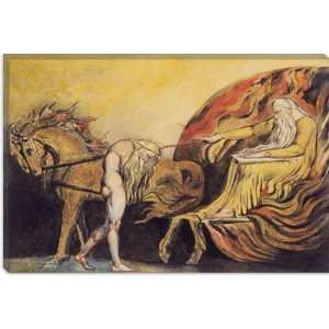  God Judging Adam by William Blake Canvas Painting 
