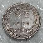 B0126# 1914 British West Africa 1 Shilling Georgivs V Silver Coin