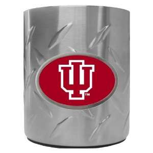  Indiana Hoosiers NCAA Team Logo Diamond Plate Beverage Can 