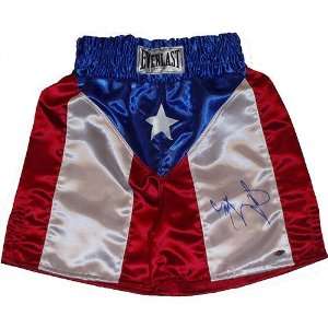  Miguel Cotto Autographed Fight Model Puerto Rican Flag 