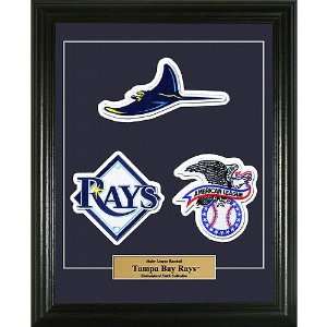 Highland Mint Tampa Bay Rays Framed Patch Collection:  