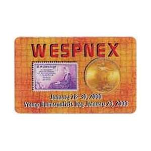    5m WESPNEX Coin Show (01/2000) Whistlers Mother Stamp & Gold Coin