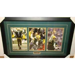 Signed Brett Favre Picture   with A Living Legend Inscription 