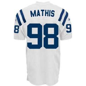  Indianapolis Colts NFL Jerseys #98 Robert Mathis White 