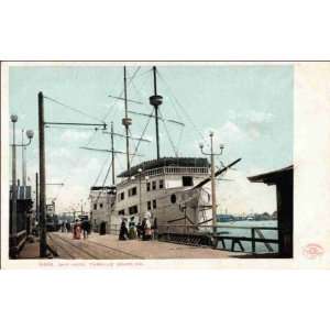  Reprint Venice CA   Ship Hotel Cabrillo. 1900 1909
