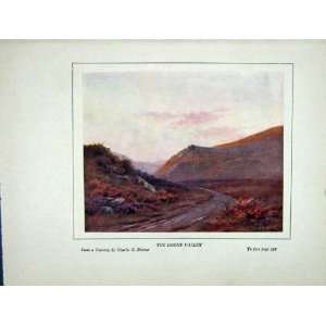    1930 Lorna Doone Valley Mountains Charles Brittan: Home & Kitchen