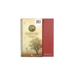 Roaring Springs, Recycled Double Pocket 1 Subject Notebook, 24/1 Ct