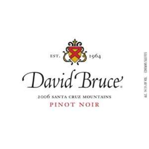  2006 David Bruce Santa Cruz Pinot Noir 750ml Grocery 