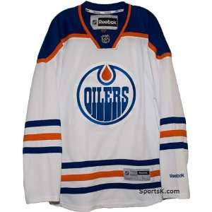  Edmonton Oilers Reebok Premier Road Jersey: Sports 