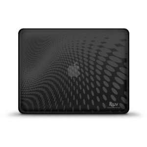   iLuv Black Flexi Clear Case with Dot Wave Pattern for iPad 1G By ILUV