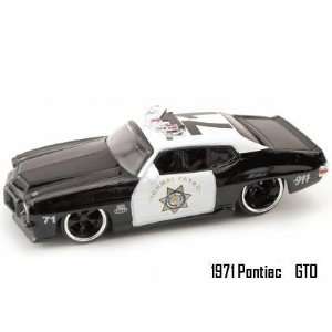  Jada Dub City Big Time Muscle 1971 Pontiac GTO Police 1:64 