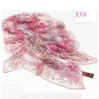 PROMOTION 100% SILK high quality HOT SELLING floral light soft long 