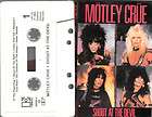 Motley Crue Shout At The Devil Cassette Tape 1983 Elekt