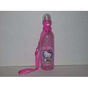  Hello Kitty Plastic Water Bottle w/Straw Sports 