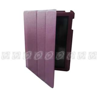 The new iPad 3 Smart Cover Slim Magnetic PU Leather Case Wake/ Sleep 