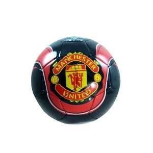  MUFC (MANCHESTER UNITED FC) SIZE 5 SOCCER BALL   BLACK 