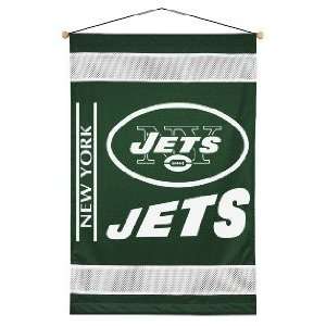  NFL New York Jets Sidelines Team Logo Wallhanging: Sports 