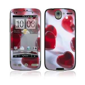  HTC Desire Decal Skin   Valentine Hearts 