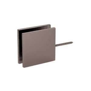   Rub Bronze Square Wall Mount Movable Transom Clamp