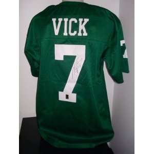  Michael Vick Autographed Throwback Jersey: Sports 