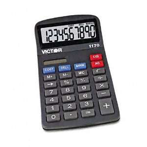  Victor  1170 Handheld Calculator, 10 Digit LCD    Sold 