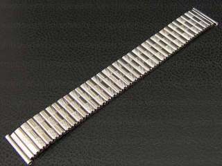 NOS 21mm Stainless Expansion Wide Vintage Watch Band  