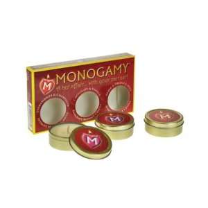  Monogamy small massage candle   pack of 3 Health 