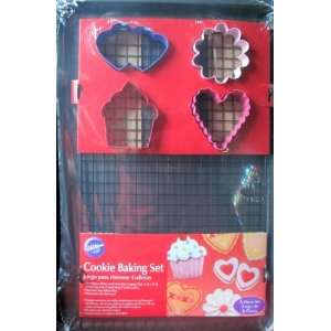  Wilton Cookie Baking Set.10 X 16 Non Stick Cooling Grid 